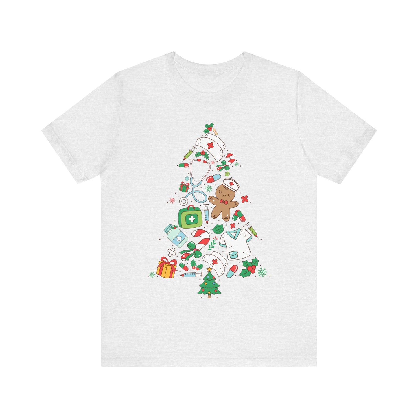 Nurse Christmas Tree T-Shirt