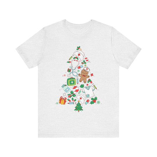 Nurse Christmas Tree T-Shirt