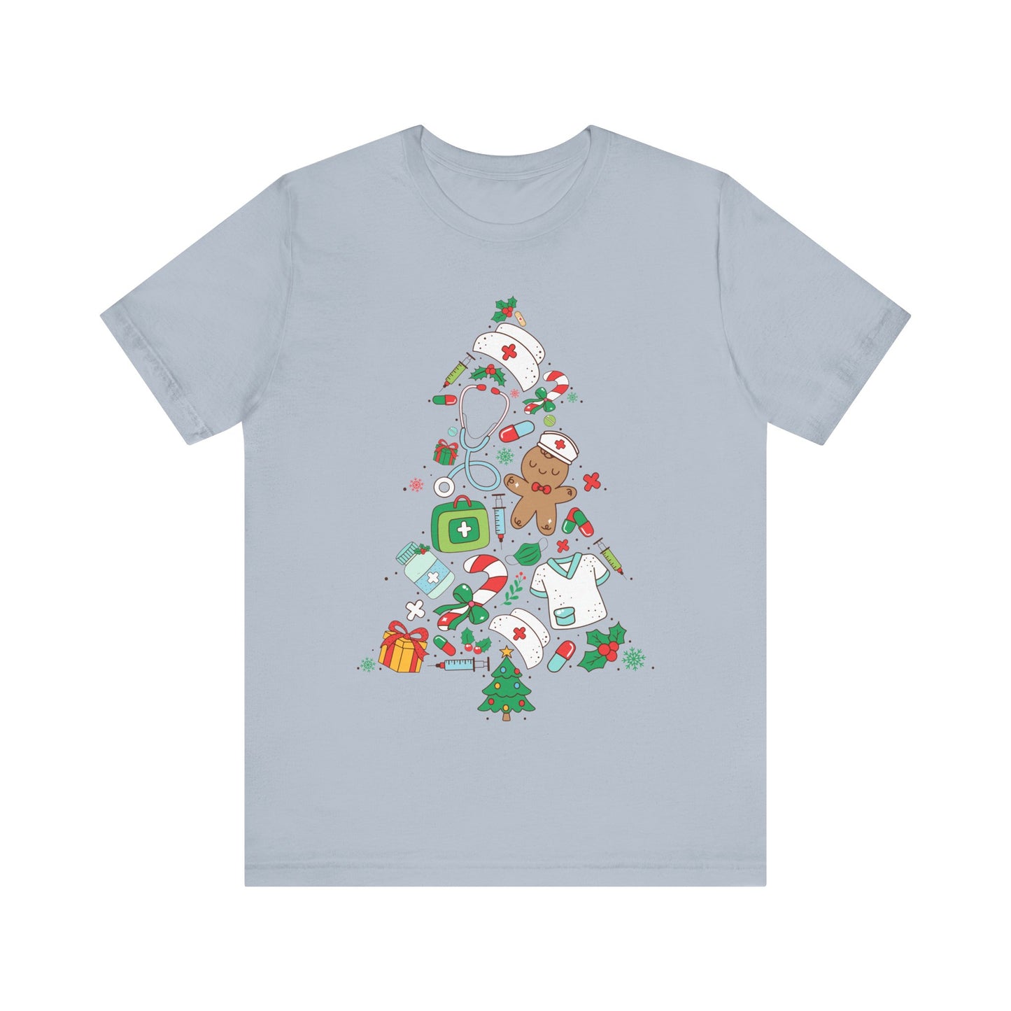 Nurse Christmas Tree T-Shirt