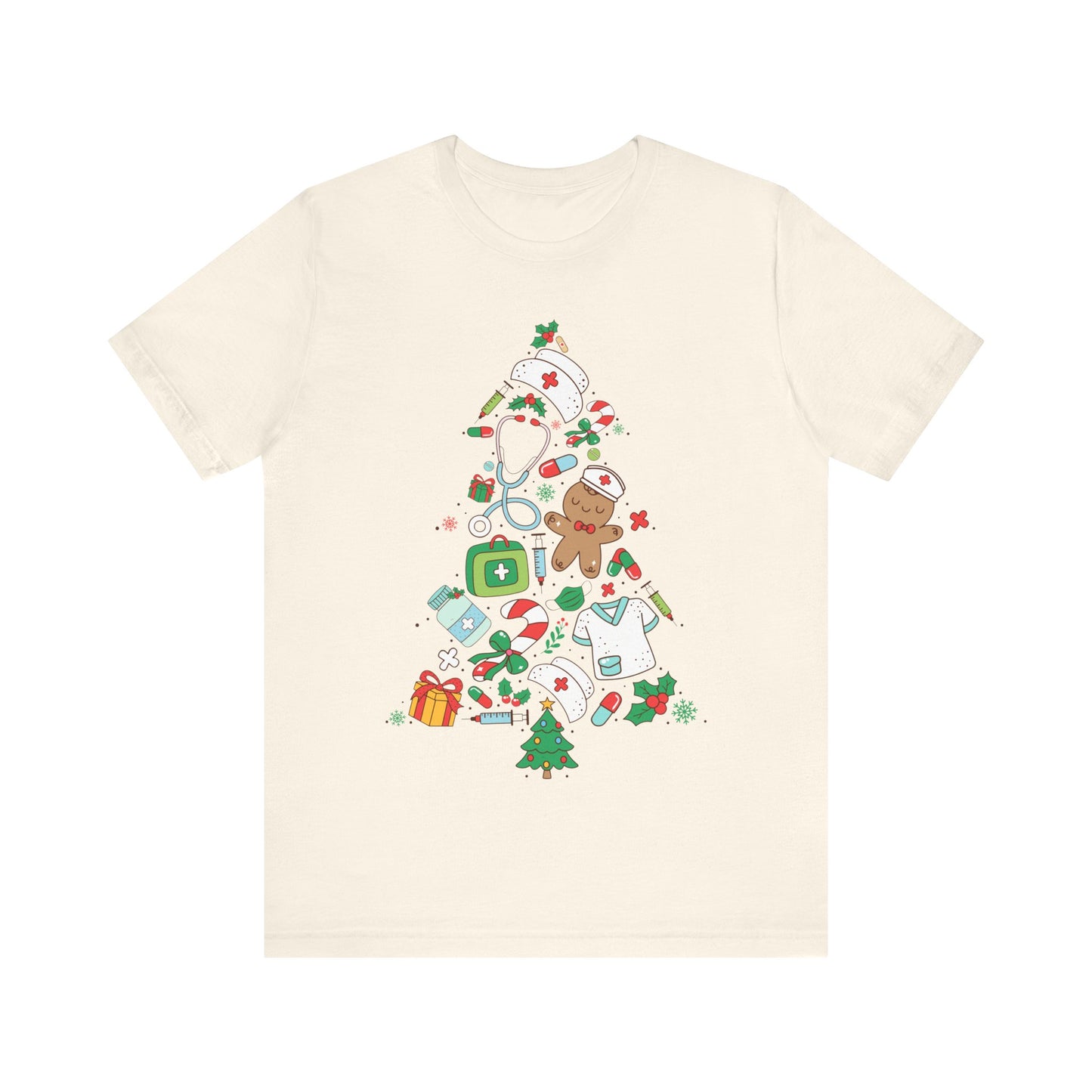 Nurse Christmas Tree T-Shirt