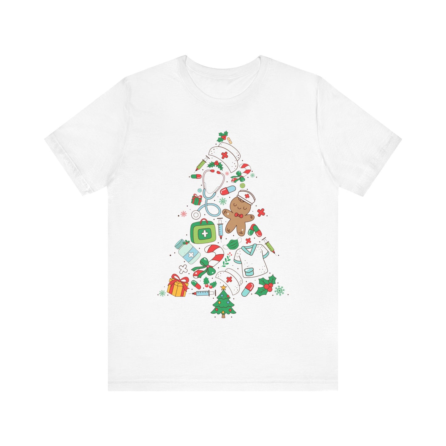Nurse Christmas Tree T-Shirt