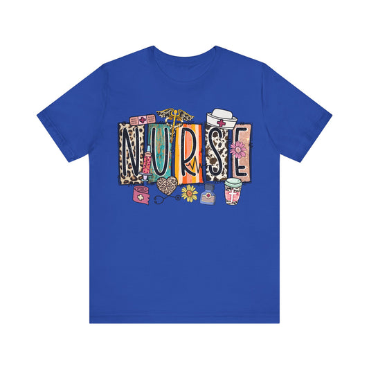 Leopard Print Nurse T-Shirt