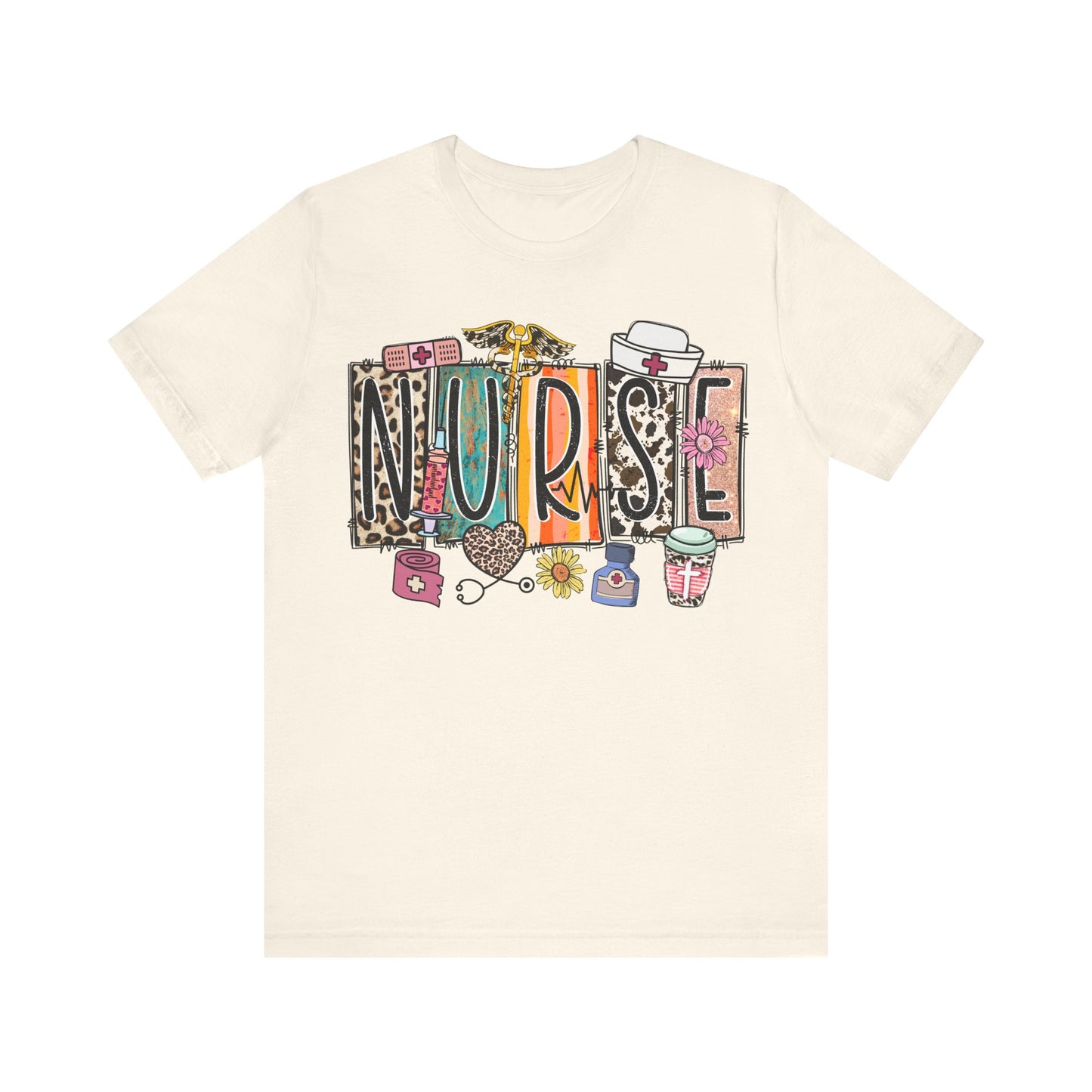 Leopard Print Nurse T-Shirt