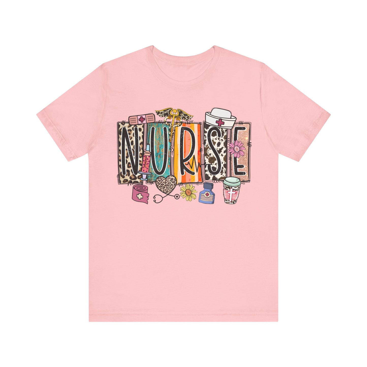 Leopard Print Nurse T-Shirt