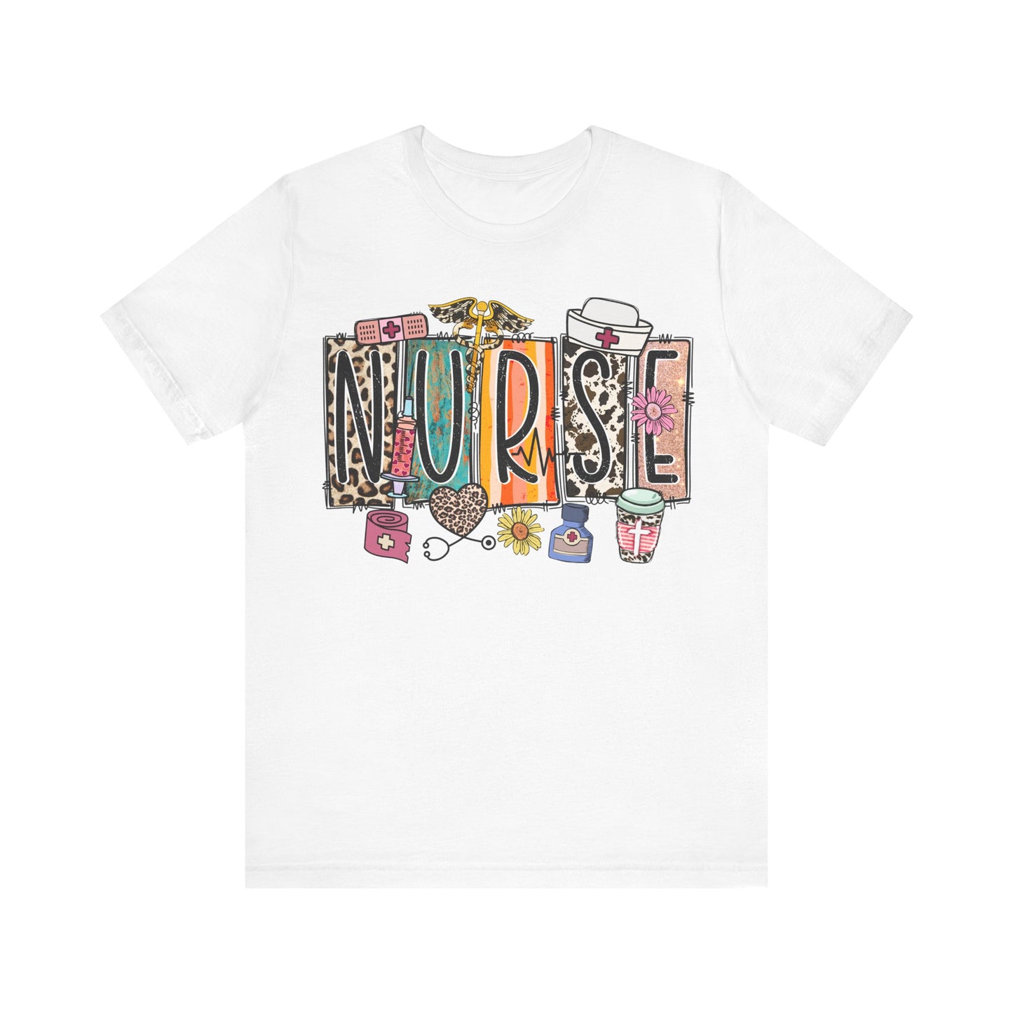 Leopard Print Nurse T-Shirt